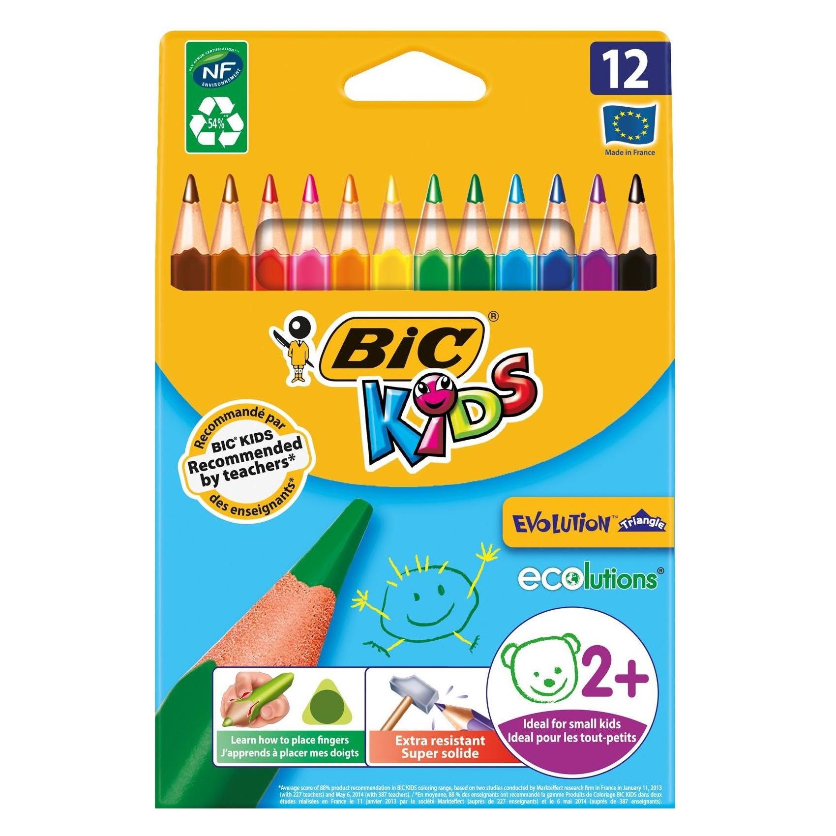 Bic ECOlutions Kinder Evolution Dreieck (12x) (8297356)