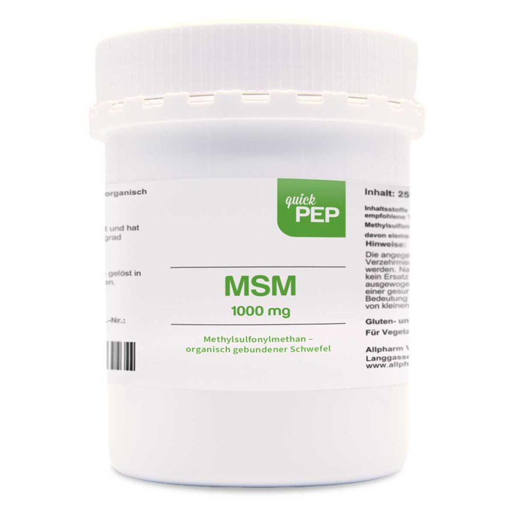 ALLPHARM Vertriebs GmbH Quickpep MSM 1.000 Pulver zum Einnehmen 19533934