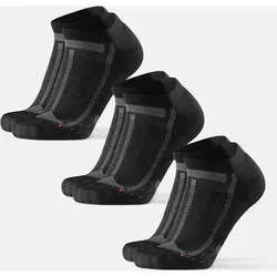 DANISH ENDURANCE Laufsocken Long Distance Running Low-Cut, Größe 39/42 in Schwarz Schwarz