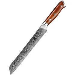 XinZuo - Damast-Brotmesser - B13R Yu series
