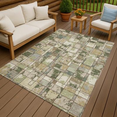 Addison Rugs Machine Washable Indoor/ Outdoor Patchwork Chantille Rug