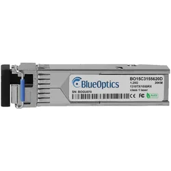 BlueOptics Alcatel-Lucent SFP-DUAL-BX-U kompatibler SFP BO15C3155620D, Transceiver, Silber