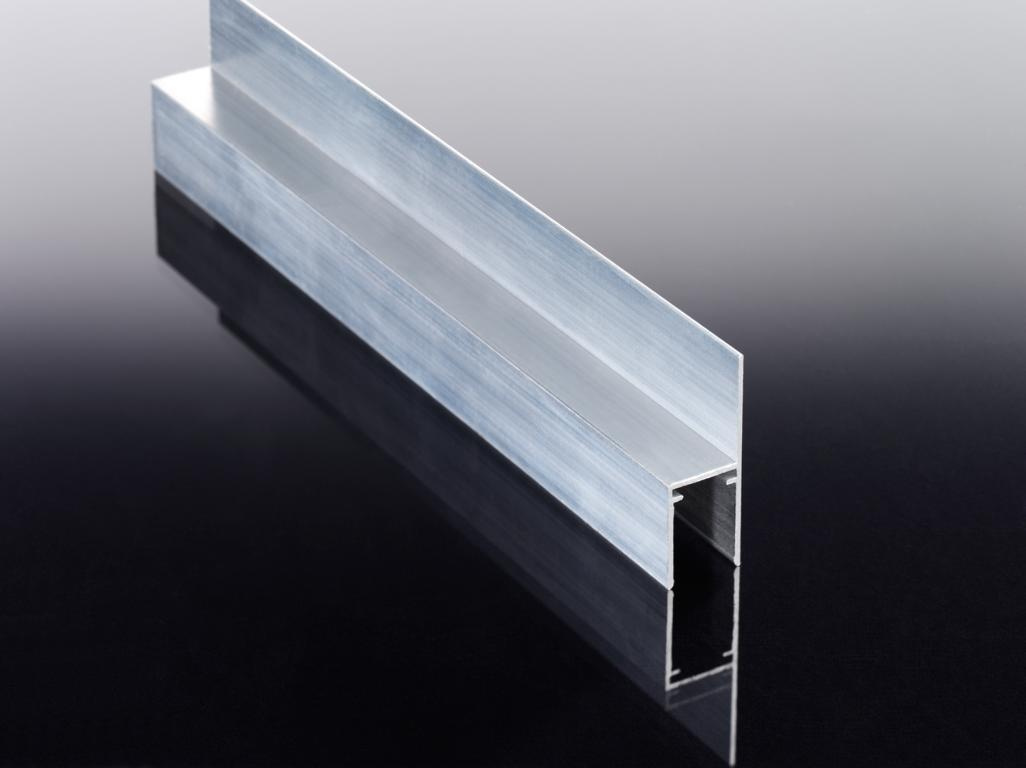 TETZNERJENT Alu-U-Profil mit oberer Lasche 6000 mm, pressblank, 16 mm 16891468