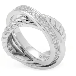 Leonardo 0271 Damen-Ring Vera mit Zirkonia, 57/18,1