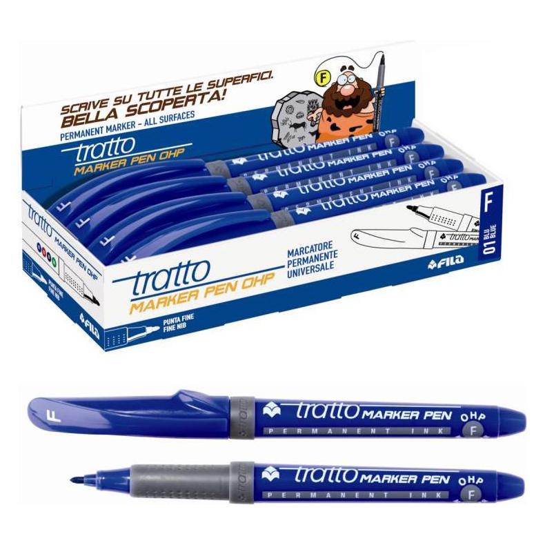 Lyra Tratto Marker F Blå 0,7mm (212095)
