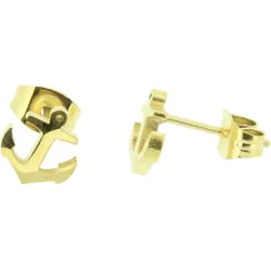 HAFENKLUNKER - OHRSTECKER ANKER - gold