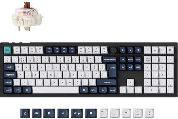 KEYCHRON Q6 Max Wireless Mechanical Gaming Keyboard - Carbon Black