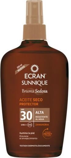Ecran Sunnique Protective Dry Oil Travel Format SPF 30 100 ml