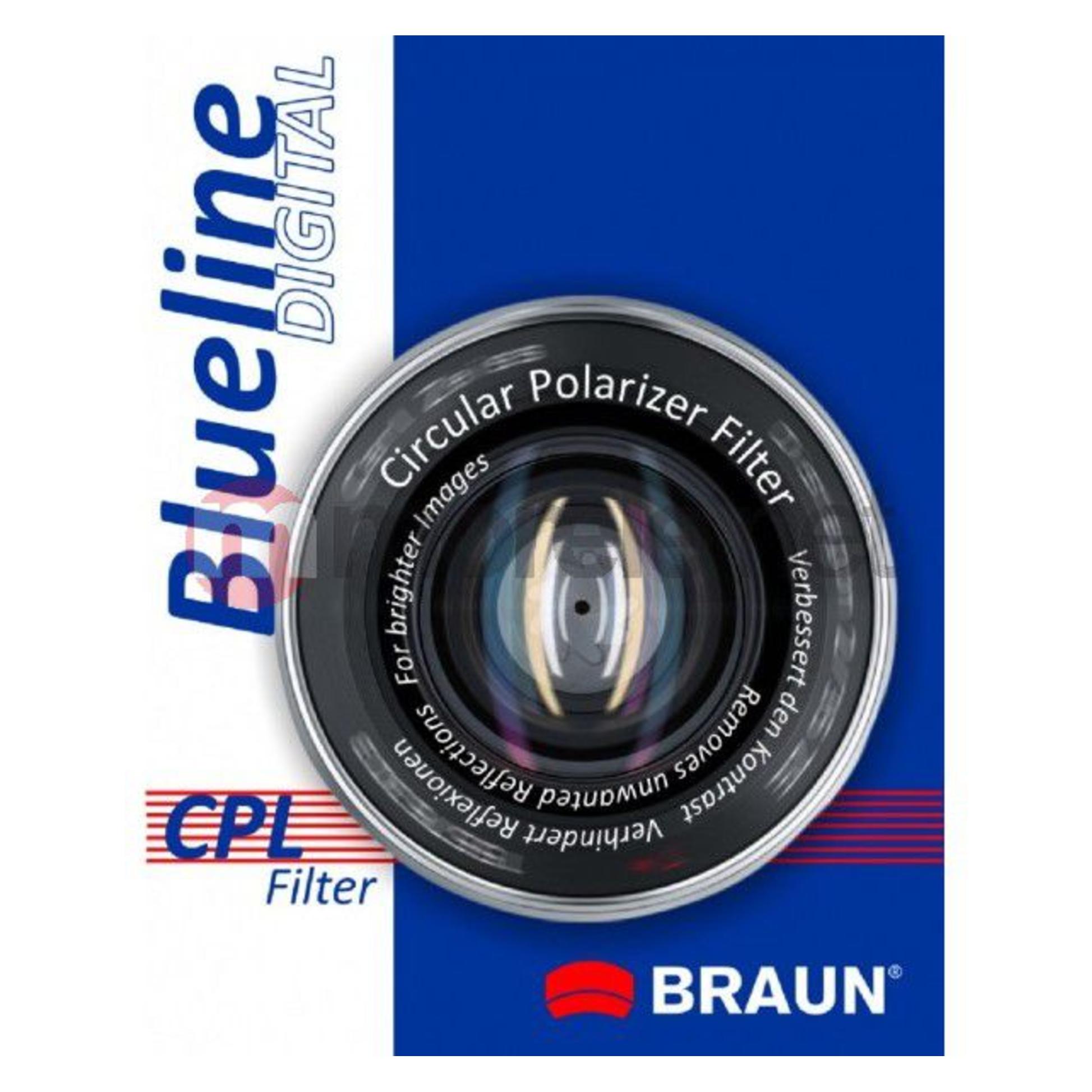 Braun Filtr Phototechnik Filtr foto Blueline CPL 49mm blucpl49 (49 mm, Polarisationsfilter) (BLUCPL49)