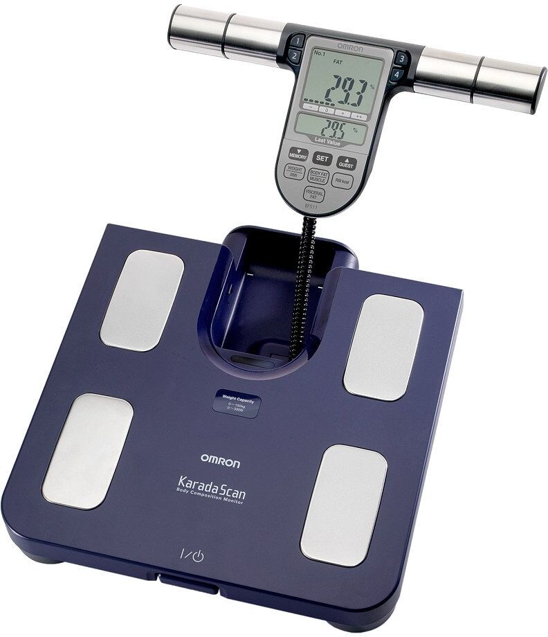 Omron BF 511 Körperfettwaage blau 1stk