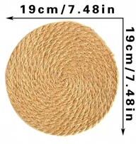 Uplift Treasures Handmade Boho Woven Wall Basket Decor tk370 ms8685