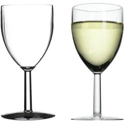 KUNSTSTOFF-WEISSWEINGLÄSER Outdoor transparent 200 ml 2er Set