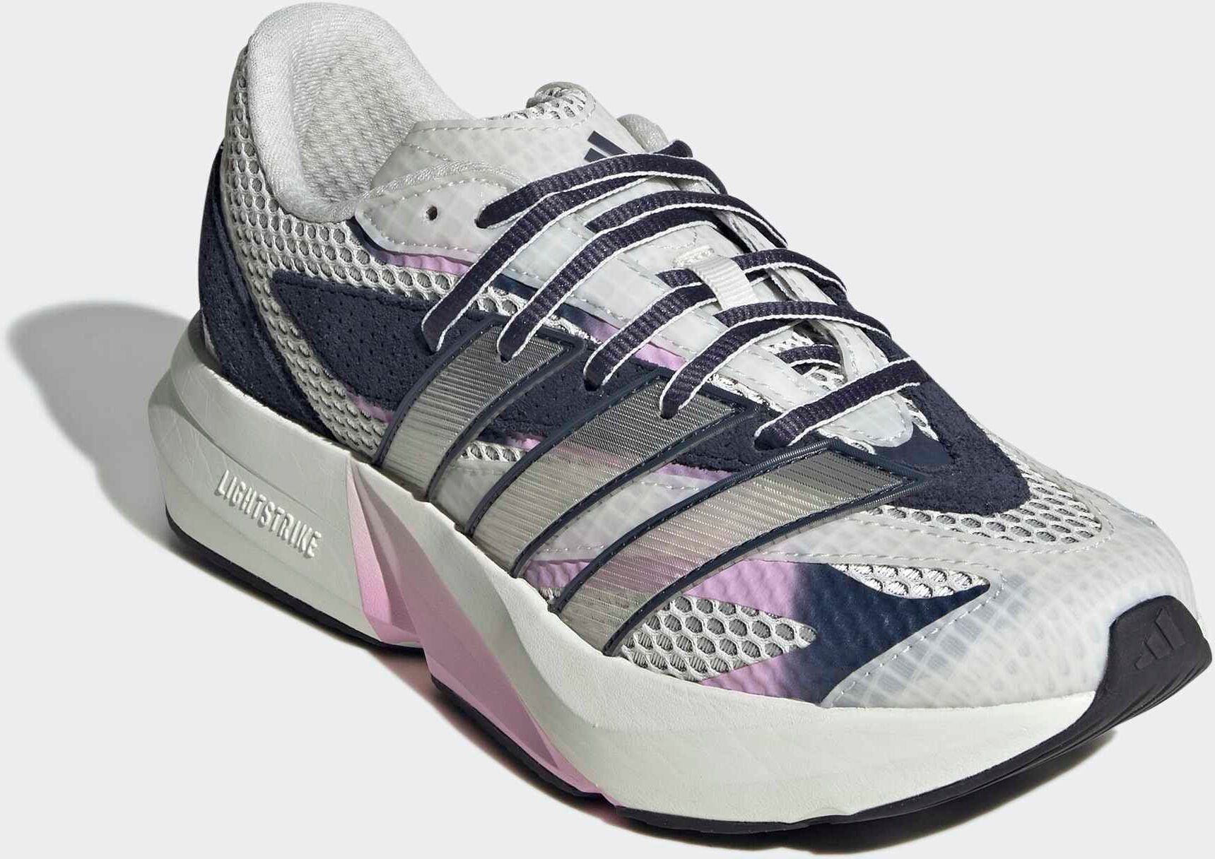 Sneaker ADIDAS SPORTSWEAR "LIGHTBLAZE", Damen, Gr. 37, pink (sanftes weiß, sanftes weiß, bliss lila), Synthetik, Textil, Schuhe Sneaker