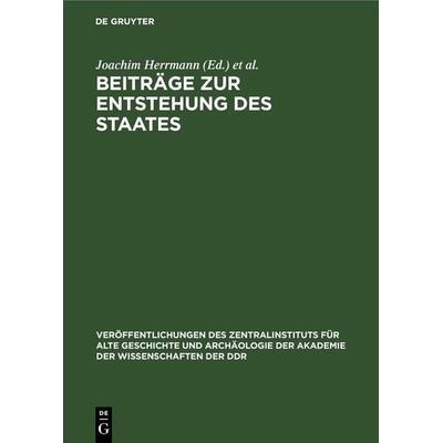 Beiträge zur Entstehung des Staates, Gebundene Ausgabe von , De Gruyter, 978-3-11-253847-0