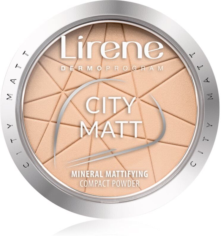 Lirene City Matt mattifying powder shade 02 Natural 9 g