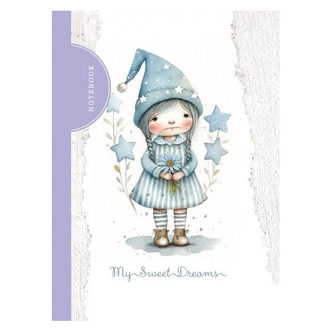 Fresh Dekoratives Notizbuch 105x148/48K Raster TW Fairy (A6, Harter Einband) (49019185)
