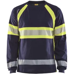 Blakläder, Arbeitsoberteil, T-Shirt langarm und hoher Sichtbarkeit (M)