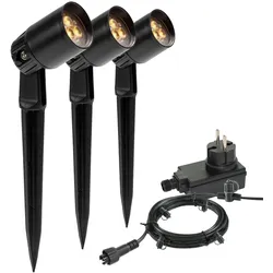 Garden Lights Strahler Neso 3er Set