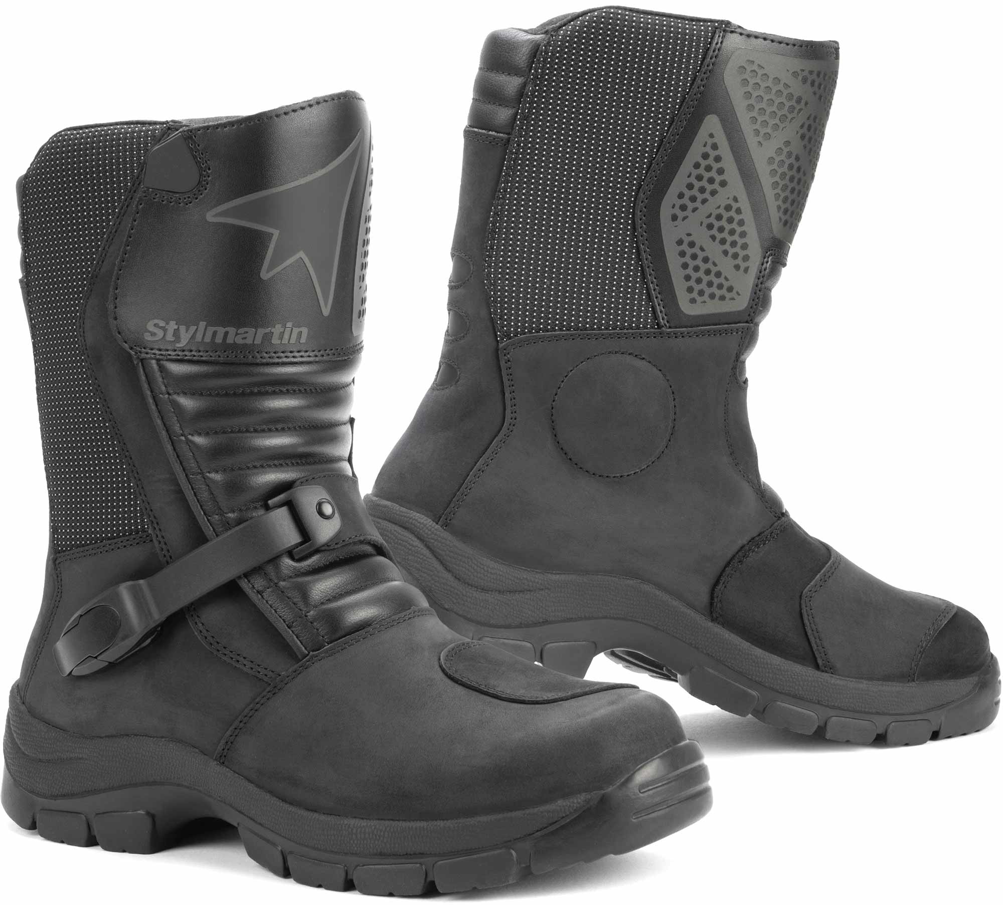 Stylmartin Land wasserdichte Motorradstiefel LAND-WP-BLACK-40