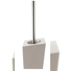 Spirella WC Bürste Klobürste Toilettenbürste „Yoshi“ mit hygienischem Behälter Taupe