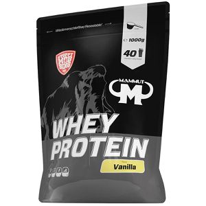 Mammut Proteinpulver Whey Protein, 3 kg, 28 g Protein je Portion (25 g), Vanilla