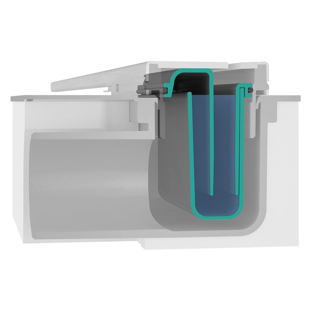 hansgrohe HG Duschrinne RainDrain Flex kürzbar, freie Montage 900mm chrom (900 mm) (56045000)
