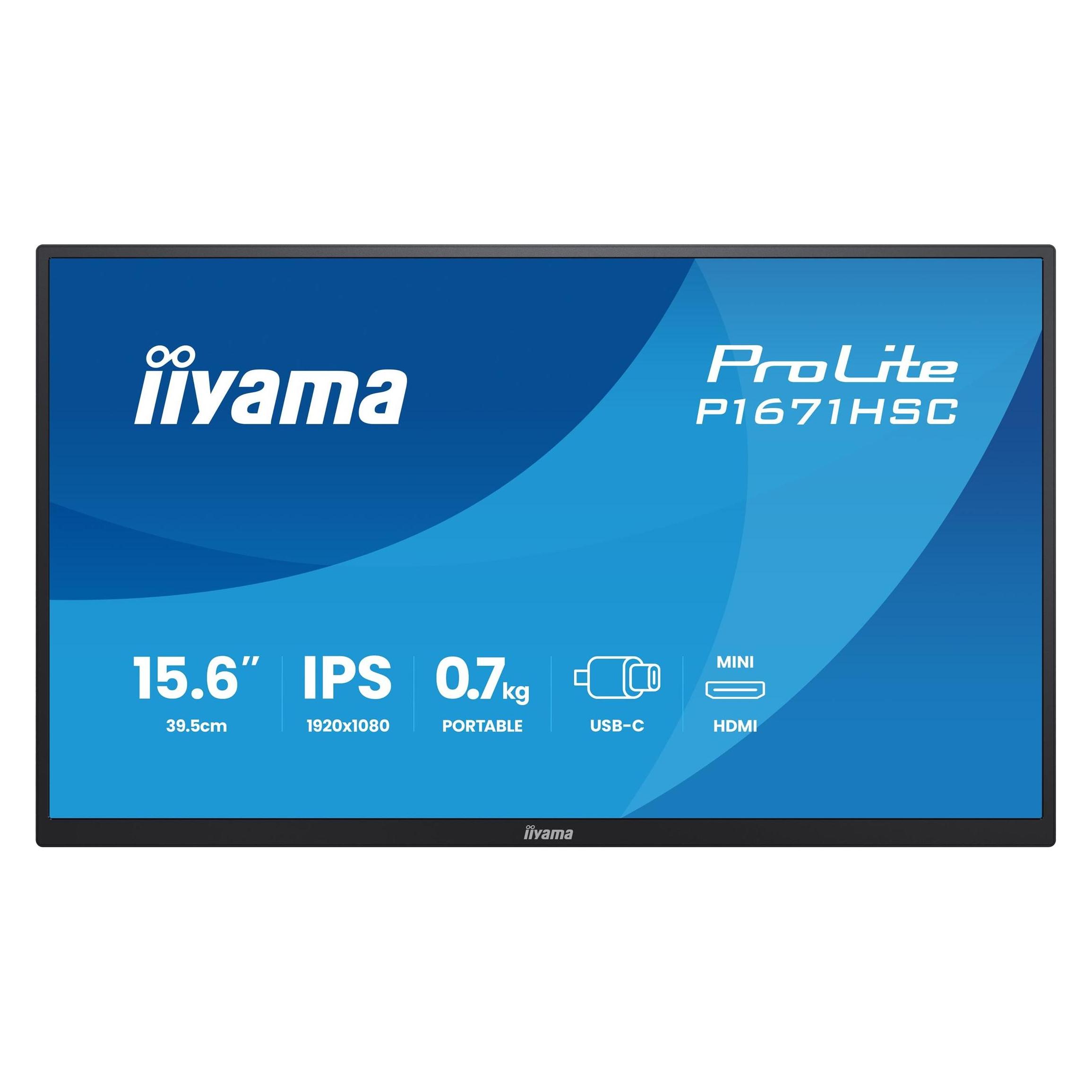 iiyama P1671HSC-B1 (1920 x 1080 Pixel, 15.60") (P1671HSC-B1)
