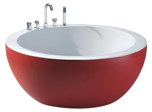Relaxwanne Badewanne Komfortwanne Acrylwanne Wanne Bad Designwanne 160x160 cm