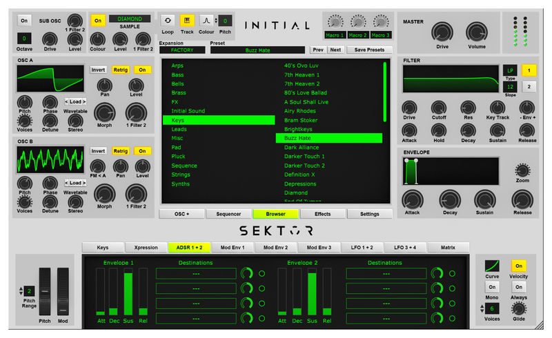 Initial Audio Sektor