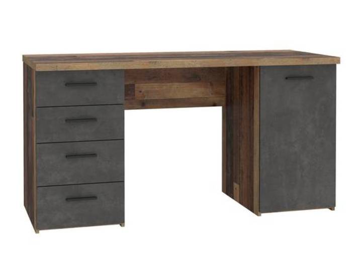 MIGEL Schreibtisch, Material Dekorspanplatte, Old wood vintage