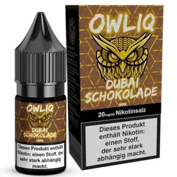 OWLIQ Dubai Schokolade NicSalt Liquid 10ml / 20mg