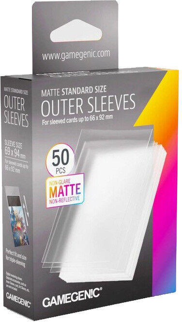 Gamegenic GG : 50 Outer Sleeves Matte format Standard