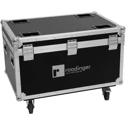 Roadinger Flightcase 4x EYE-740 MK2 mit Rollen, Audio Racks + Cases, Schwarz