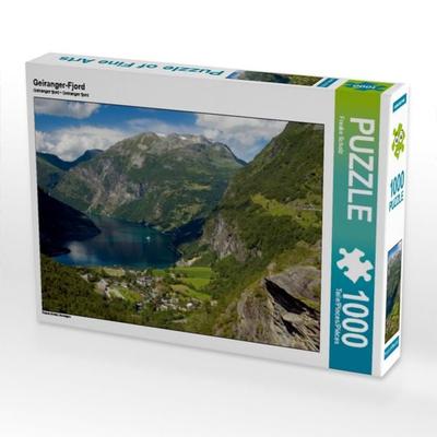 CALVENDO Puzzle Geiranger-Fjord | 1000 Teile Lege-Größe 64x48cm Foto-Puzzle für glückliche Stunden