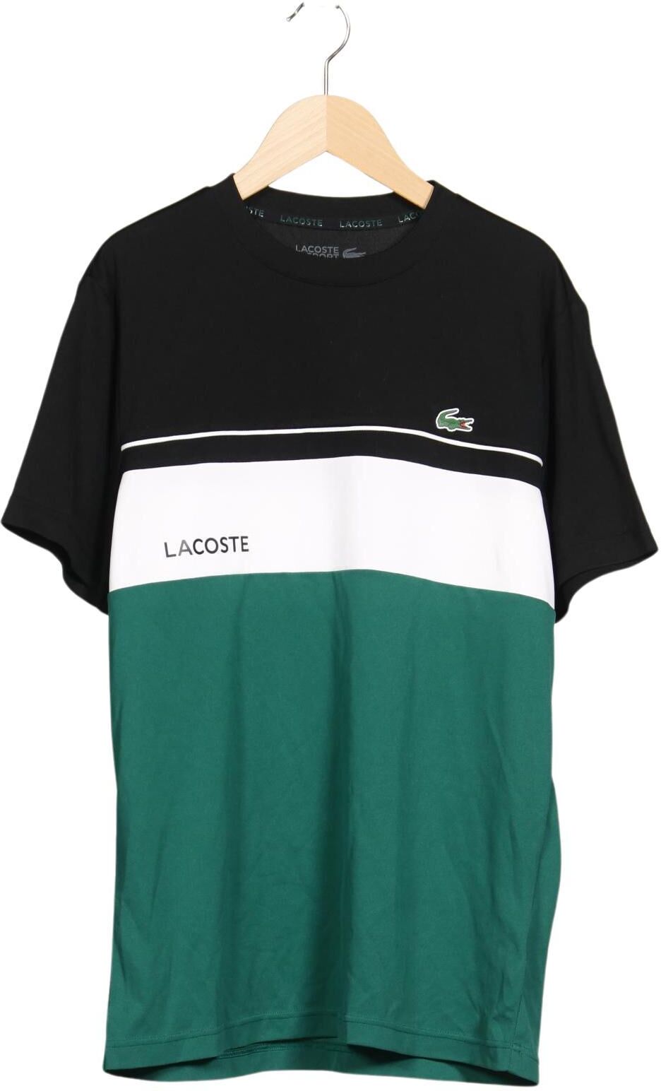 Lacoste Sport Herren T-Shirt, Mehrfarbig, Gr. M, Synthetik - Second Hand