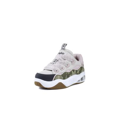 Sneaker BUFFALO "Buffalo HERO SKATE", Damen, Gr. 39, khaki, cream, Kunstfaser, Schuhe Sneaker