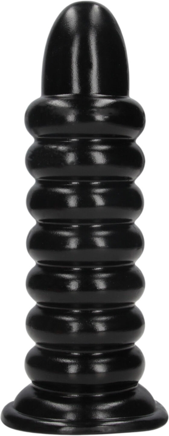 Ouch! Spiral Force - twisted anal plug (black) - 23.5 cm