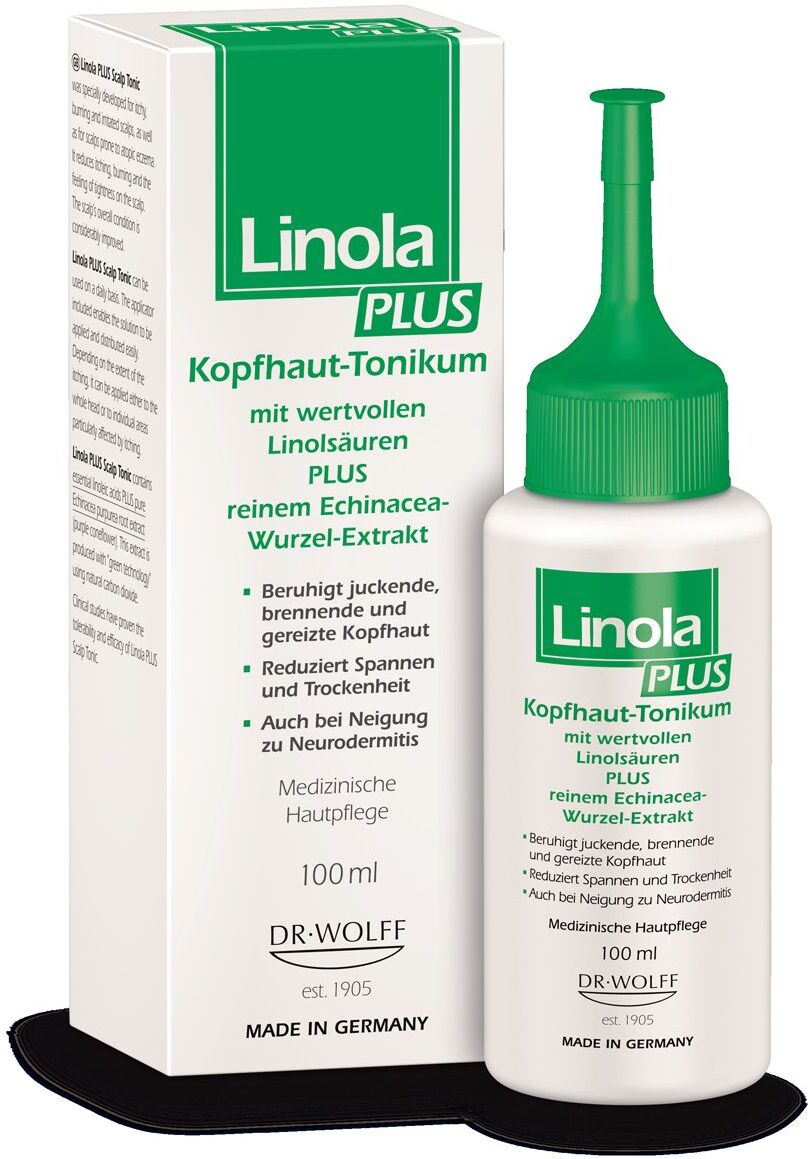 Linola Plus Kopfhaut-Tonikum - Haartonikum für juckende, brennende oder gereizte Kopfhaut Tonikum 100 ml Unisex 100 ml Tonikum