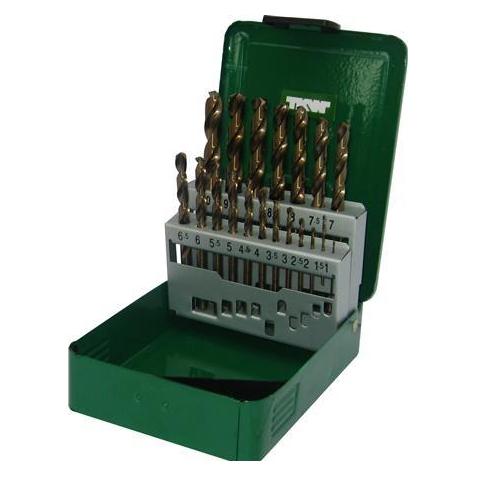 Thürmer Tools Metallbohrer HSS CoboltBoreset 1,0-10,0mm mit 0,5mm Federhebeln im Stahlkasten (5708963087599)