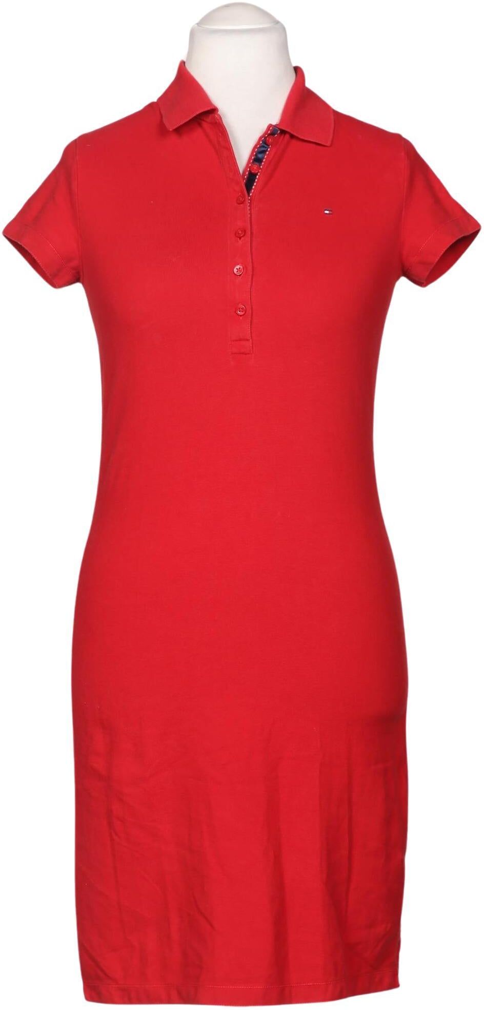 Tommy Hilfiger Damen Kleid, Rot, Gr. M, Baumwolle - Second Hand