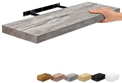 "Sorbus 24-Inch Wall Shelf with Hidden Mounting Hardware for Home Storage -1-Piece - 9""L x 24""W x 1.5""H"