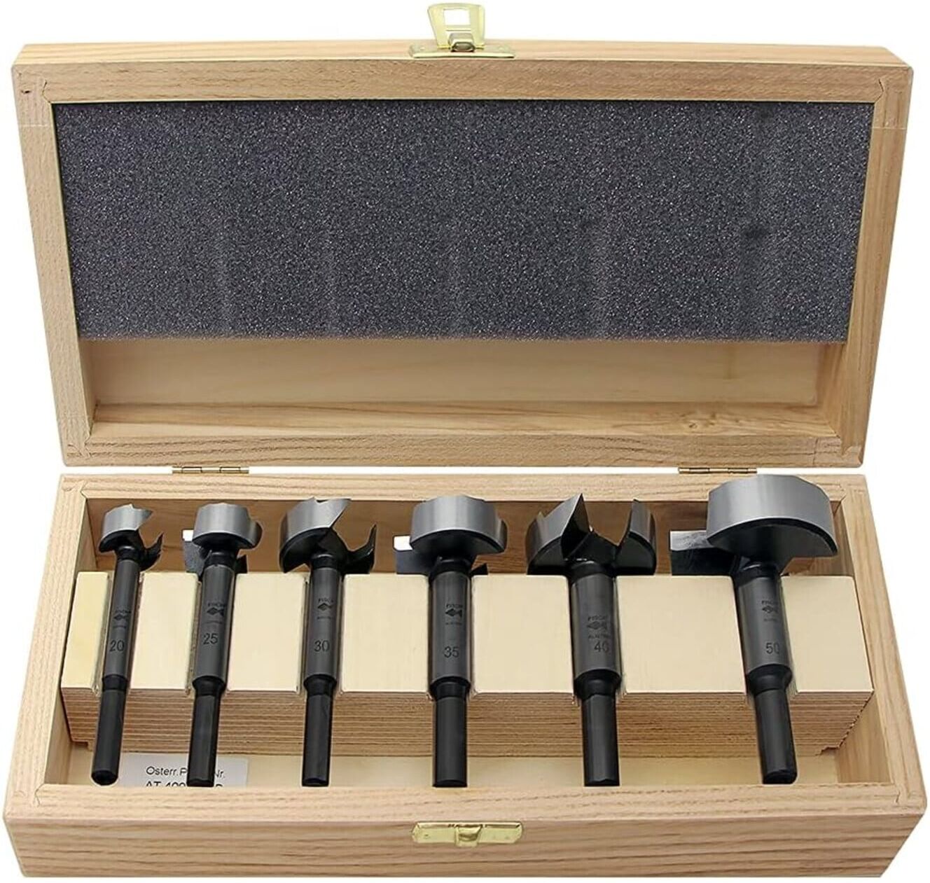 Forstnerbohrersatz Type 0317 6-tlg.D.20,25,30,35,40,50mm FISCH-TOOLS (03170006K)