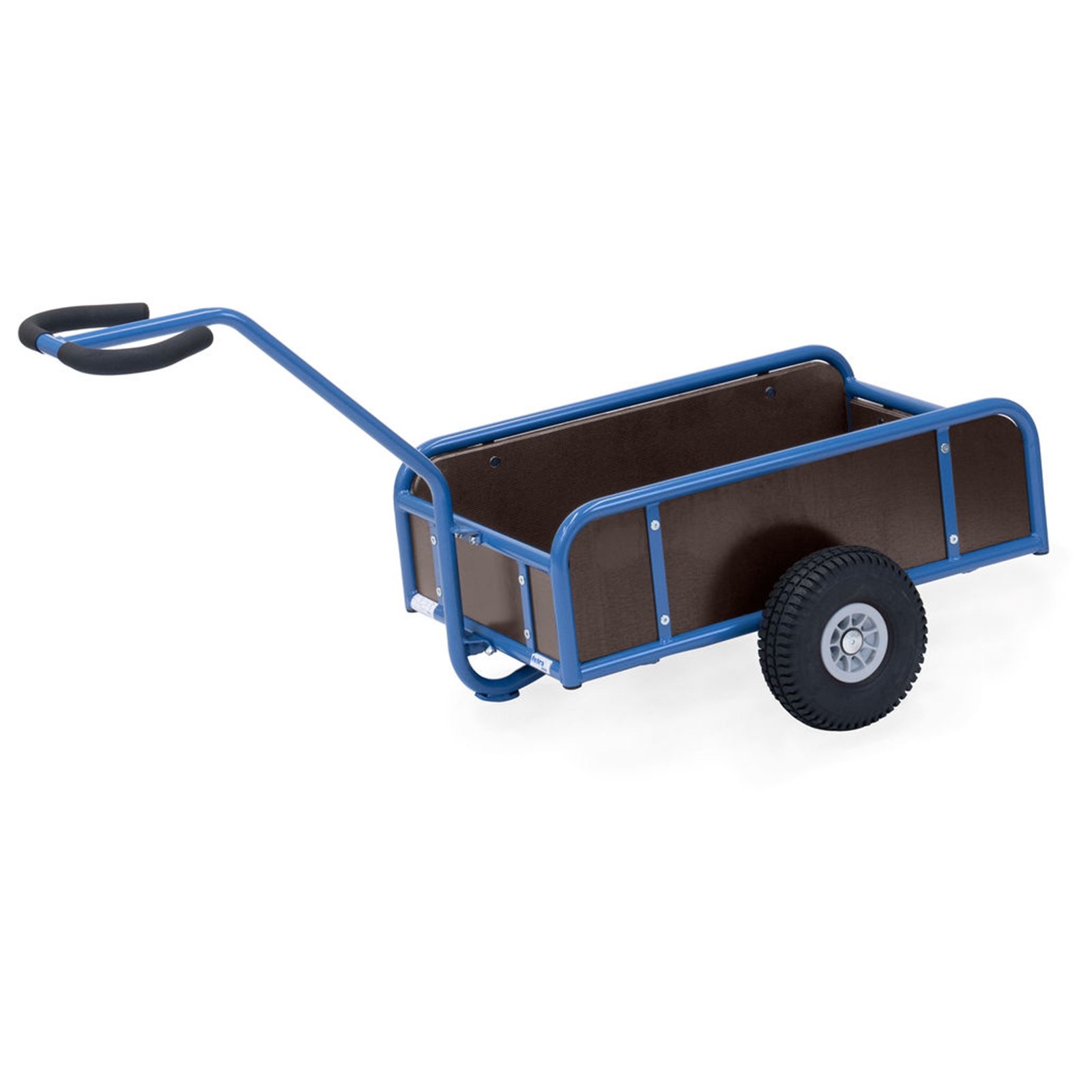 Fetra Handwagen mit 4 Wänden und Polyurethanbereifung, 795x445mm Ladefläche 4107P