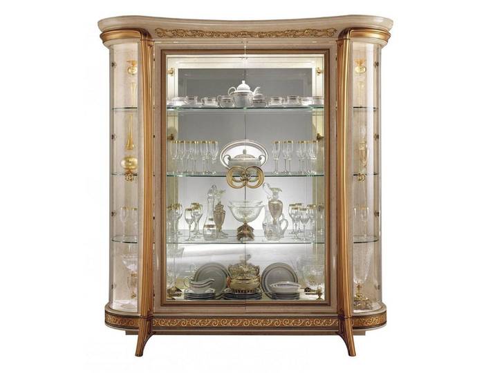 Xlmoebel Vitrine Vitrine Schrank für Wohnzimmer im italienischen Design (1-St., Vitrine im italienischen Design) Made in Europa