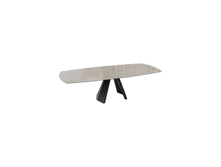 Ausziehbarer Designer Esstisch „Gotham“ aus Keramik, in verschiedenen Grössen Cremona 190-270 x 120 cm Akante Design