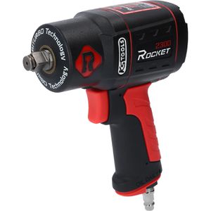 KS-Tools Druckluft-Schlagschrauber ROCKET II 512.0002, 2300 Nm, 1/2 Zoll (12,5 mm) Vierkant, Doppelhammer Schlagwerk