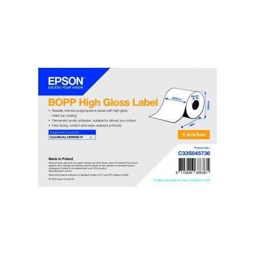 Epson BOPP HIGH GLOSS LABELCONTINUOU