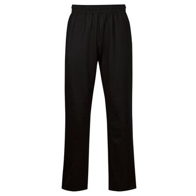 Sweathose TRIGEMA "TRIGEMA Freizeithose aus Sweat-Qualität", Damen, Gr. XS, Normalgrößen, schwarz, Sweatware, 70% Baumwolle, 30% Polyester, Hosen Sweathose
