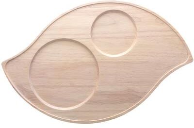 "Noritake Hammock Wood Wave Serving Tray, 16-3/4"""