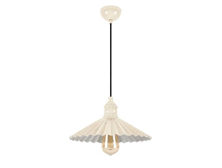 Lampe suspendue en métal Plise - 32 x 32 cm - Beige